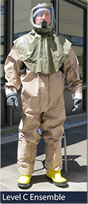 Photo of Level C PPE Ensemble