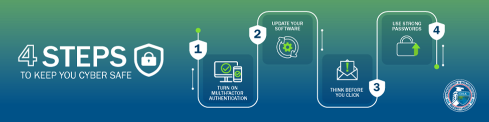 4 steps to keep you cyber safe